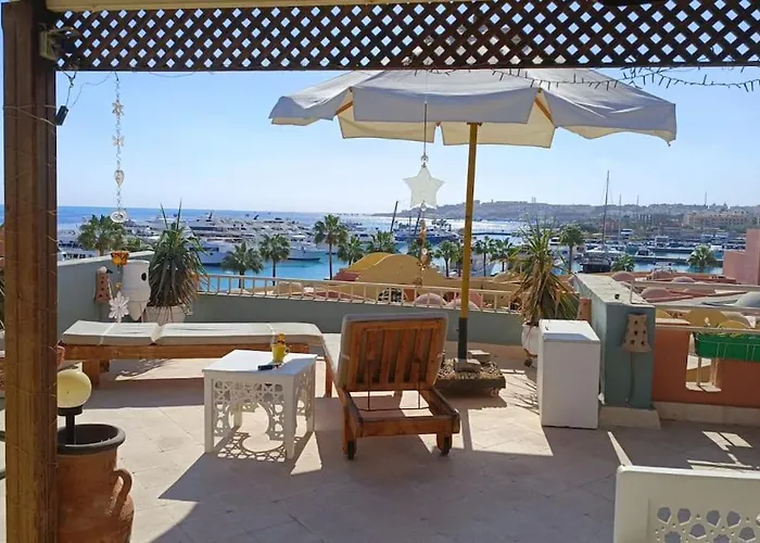 Sunny Sea View Marina On Private Roof * Gurdaka